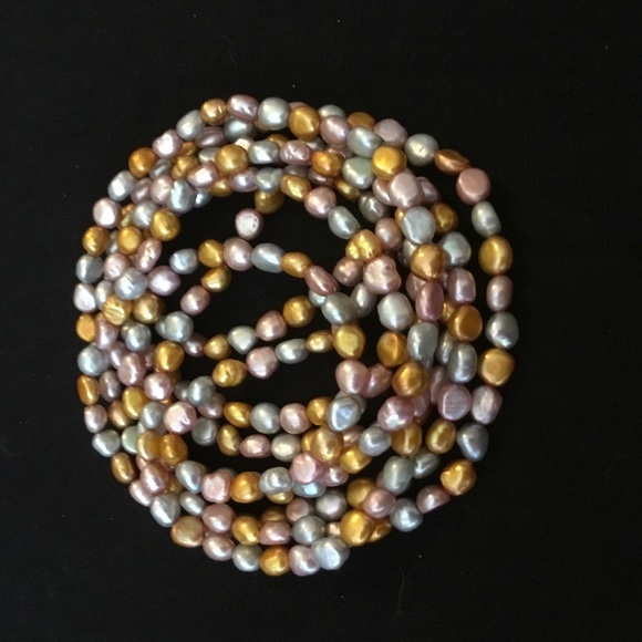 🌟Opera Length Multicolored Pearl Set - Picture 1 of 8